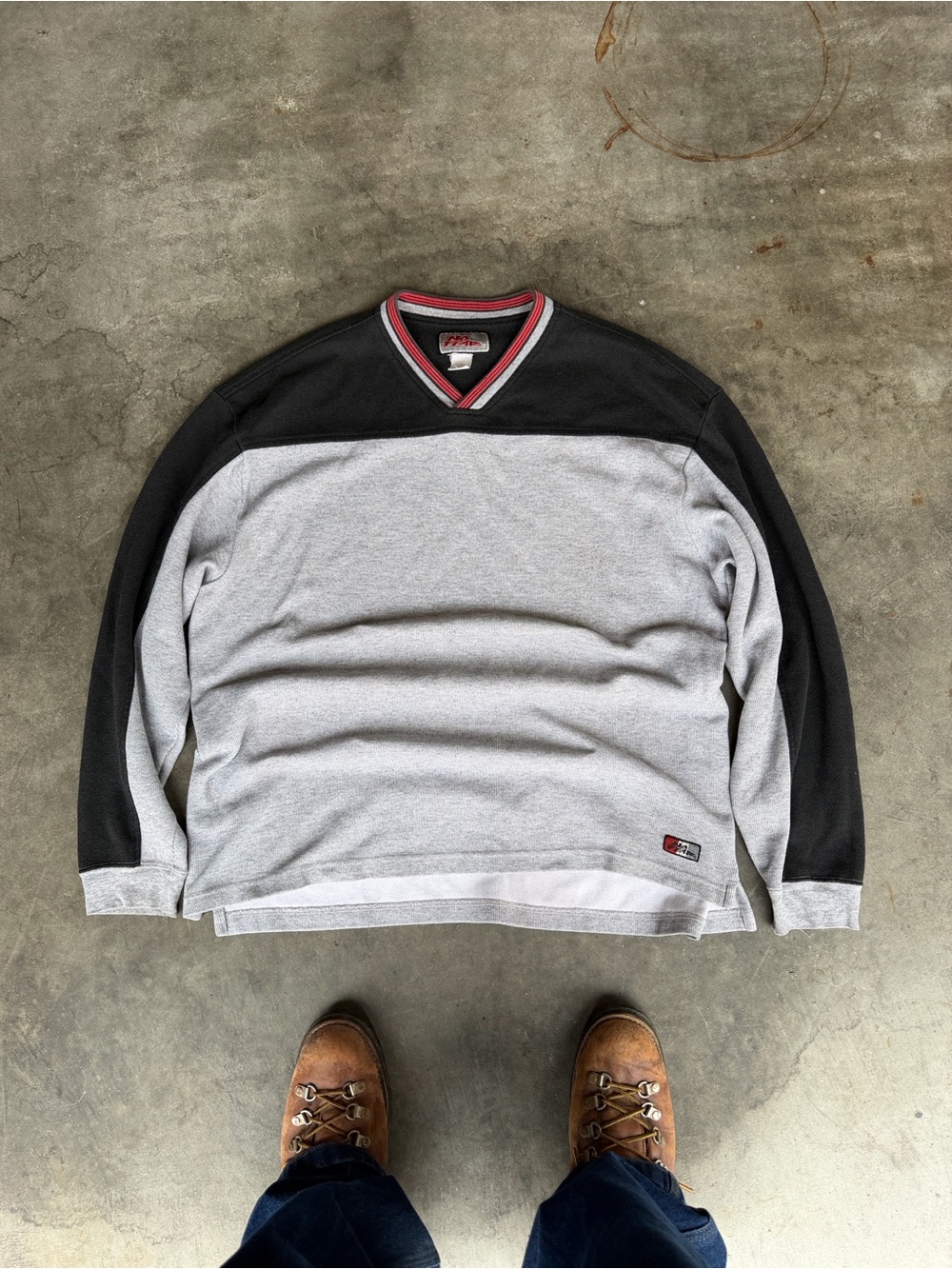 No Fear Vtg Gear Pullover Y2k Sweater Men’s XL